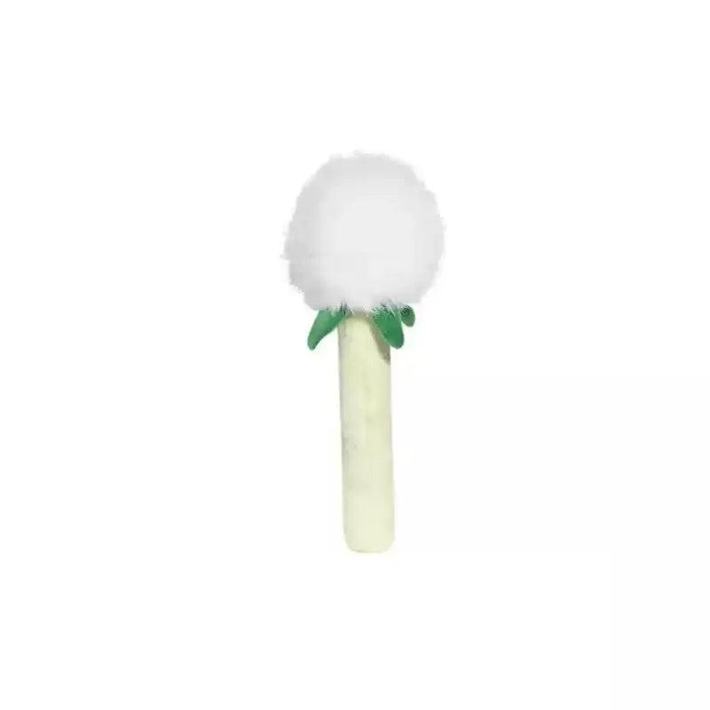 Bulrush-inspired plush flower toy for dogs