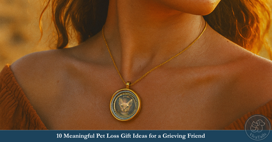 Custom 3D Relief Pendant pet loss gift for a grieving friend