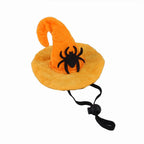 Halloween pet hat with black spider