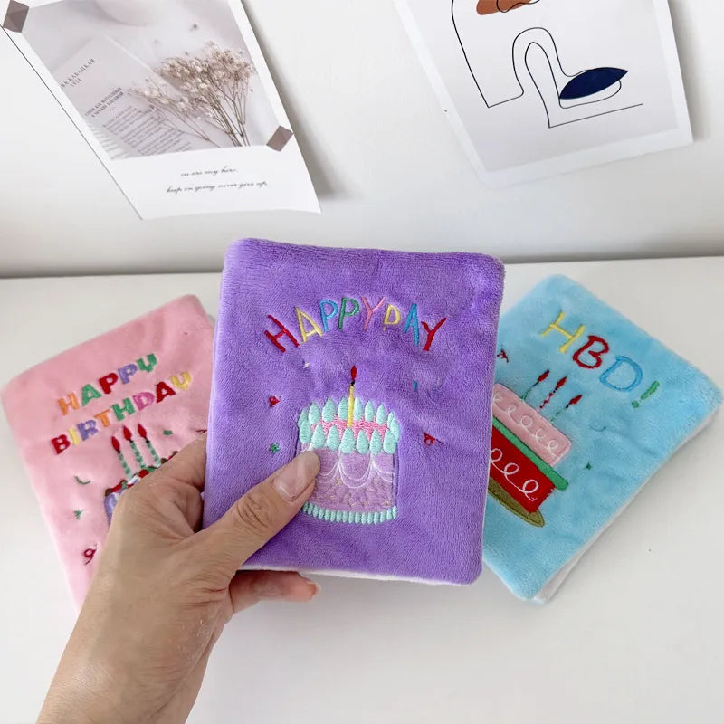 Birthday book snuffle plush toy set for dogs