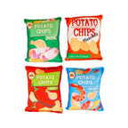 Potato chips plush squeaky toy set for dogs