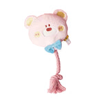 Rope bear toy with plum scent for dogs